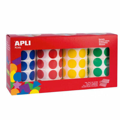 Círculos geométricos em cores variadas