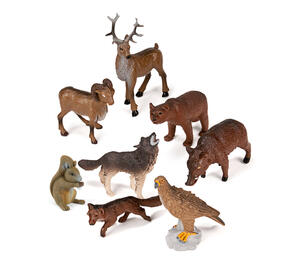 Animais do Bosque – 8 Figuras