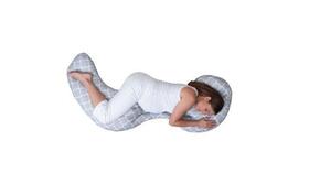 Almofada de gravidez Boppy Total Body Ajustavel - Glacier