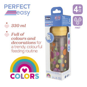 Biberão Perfect Easy - 330ml - Fluxo Rápido