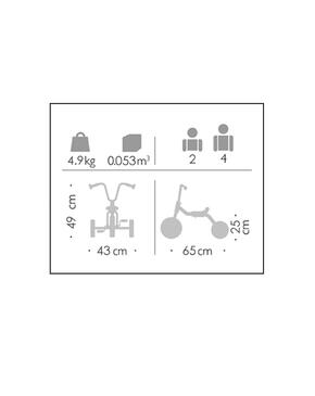 Triciclo Infant 2-4 anos
