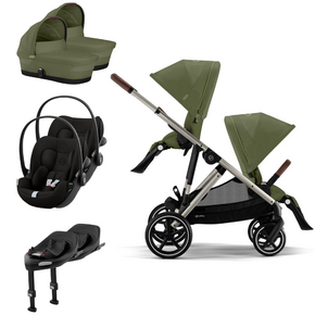 Pack Gazelle S + Assento Extra Gazelle S + Cloud G3 (x2) + Base G3 (x2) + Alcofa Gazelle S (x2)