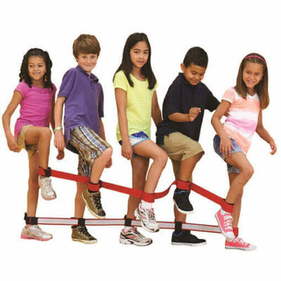 Bandas de caminhada em equipa