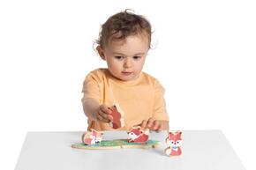 Conjunto 2 coelhos pai e filho