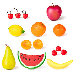 Fruits - 15 Parts