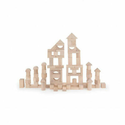 Blocos naturais 100 peças