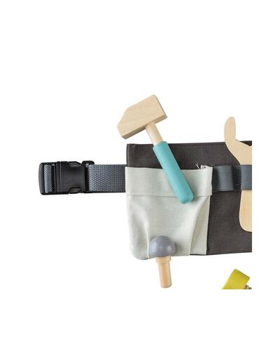 Cinto Com Ferramentas De Madeira 