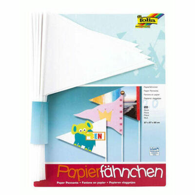 Bandeiras de papel para decorar
