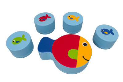 Mesa Con Taburetes Peces Peces De Colores