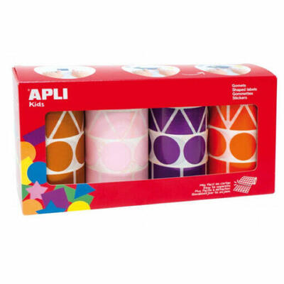 Formas geométricas XL e cores variadas