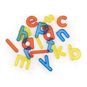 Letras Minúsculas Translúcidas - 76 Peças