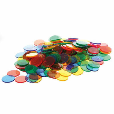 Frasco com 500 círculos translúcidos