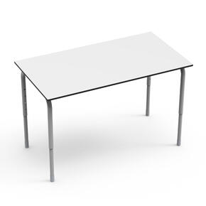 Mesa DESK21 U Retangular Dupla Fixa