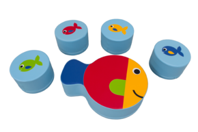 Mesa Con Taburetes Peces Peces De Colores