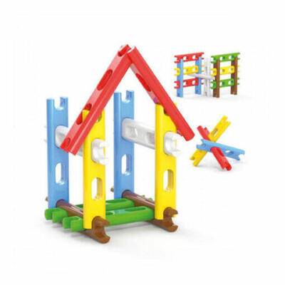 Barras coloridas de construção 12 unidades