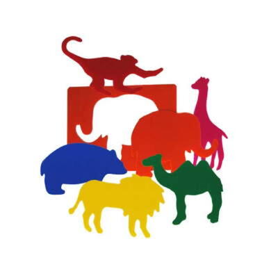 Modelo de animais de zoológico