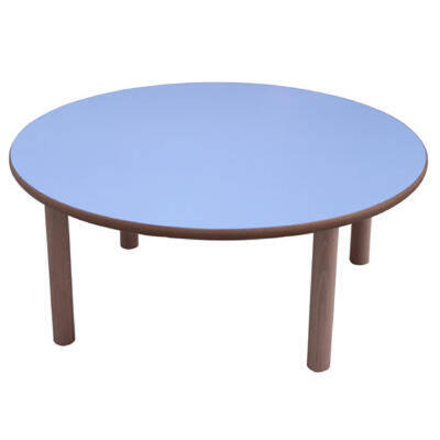 Mesa Redonda De Madeira Infantil