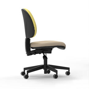 Cadeira giratória Nova Office tecido ignifugo sem braços
