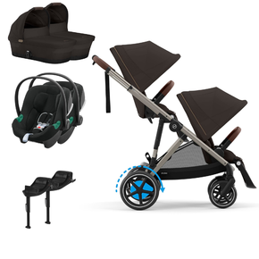 Pack e-Gazelle + Segundo Assento Gazelle S + Aton B2(x2) + Base One(x2) +Alcofa(x2)