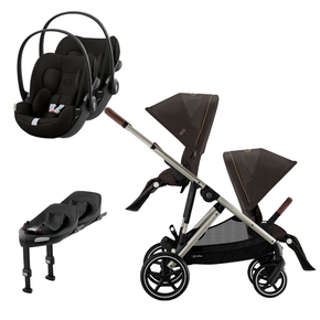 Pack Gazelle S + Assento Extra Gazelle S + Cloud G i-Size (x2) + Base G (x2) 