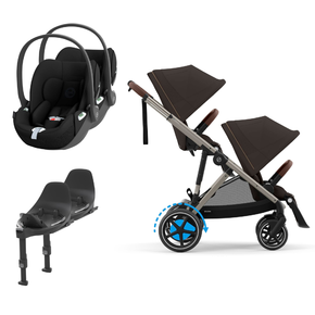 Pack e-Gazelle S + Segundo Assento Gazelle S + Cloud T i-Size(x2) + Base T(x2)