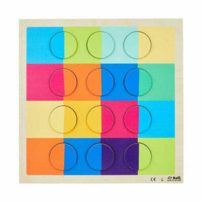 Puzzle Circulos Arco iris