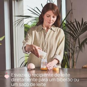 Bomba tira leite dupla portátil 