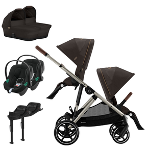 Pack Gazelle S + Assento Extra Gazelle S + Alcofa Gazelle S(x2) + Aton B2(x2) + Base One (x2)