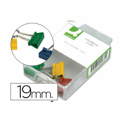 Abraçadeira metálica reversível Q-connect caixa de 19 mm de 6 unidades cor