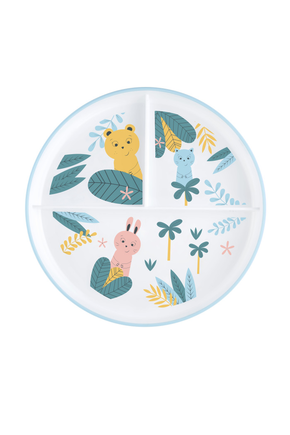 Prato de aprendizagem com tampa