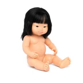 Bebé menina asiática com Síndrome de Down - 38 cm