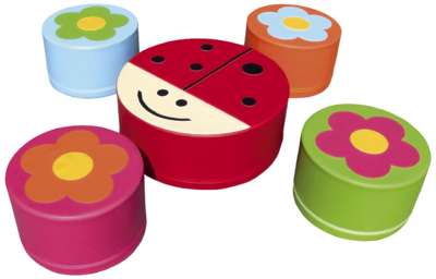 Mesa Com Banquinhos Joaninha