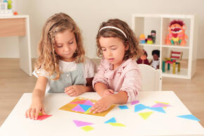 Tangram translúcido