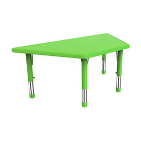 Mesa trapezoidal Elite com altura ajustável