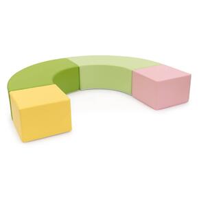 Banco Curvo 70 x 35 x 25 cm