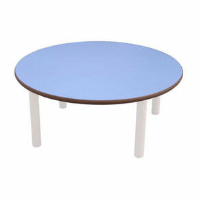 Mesa infantil redonda de metal 100 cm