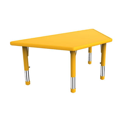 Mesa trapezoidal Elite com altura ajustável