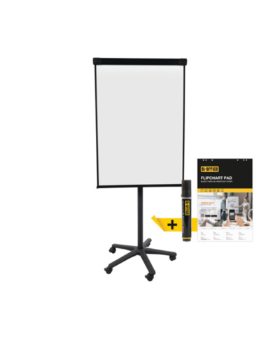 Cavalete móvel clássico preto