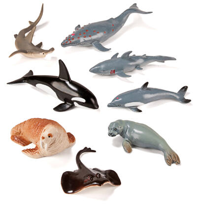 Animais Marinhos  - 8 Figuras