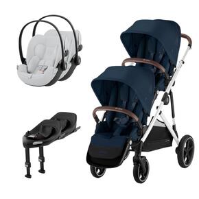 Pack Gazelle S + Assento Extra Gazelle S + Cloud G i-Size (x2) + Base G (x2) 