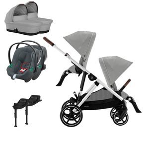 Pack Gazelle S + Assento Extra Gazelle S + Alcofa Gazelle S(x2) + Aton B2(x2) + Base One (x2)