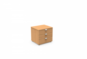 Mesa de Cabeceira com 3 Gavetas – Linha Focus