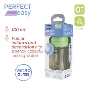 Biberão Perfect Easy Vidro - 150ml - Fluxo Lento