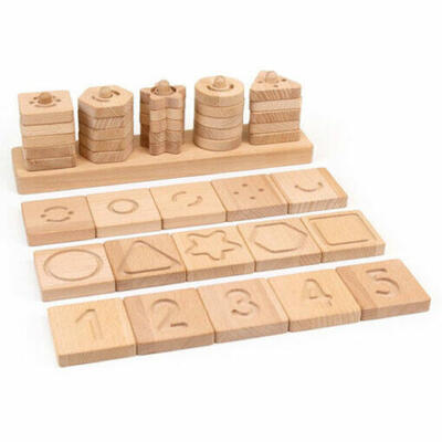 Formas geométricas e gravuras sensoriais