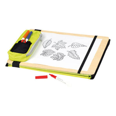 Quadro branco para o exterior com compartimentos