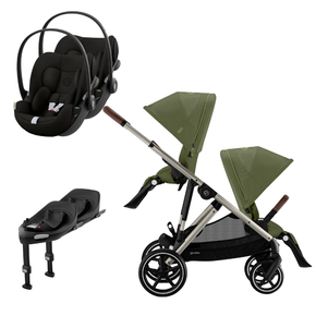 Pack Gazelle S + Assento Extra Gazelle S + Cloud G i-Size (x2) + Base G (x2) 