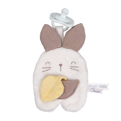 Coelhinho Doudou Porta Chupetas