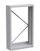 Estrutura estante simples independente Biblus Metal