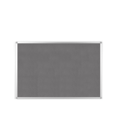 Quadro de avisos de feltro AYDA cinza