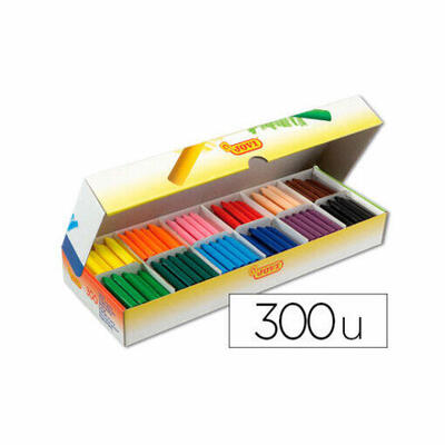Lápis de cera Jovicolor - caixa com 300 lápis variados